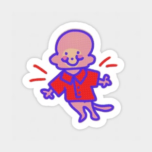 Red Shirt Monkey! Sticker